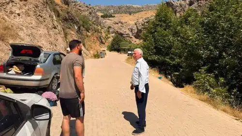 Çermik'in doğal güzellikleri turistleri ağırlıyor Başkan Karamehmetoğlu ziyaret etti