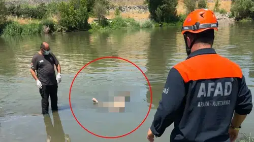 Sur'daki Bağıvar mevkiinde Dicle Nehri yüzeyinde bir erkeğe ait cansız beden bulundu