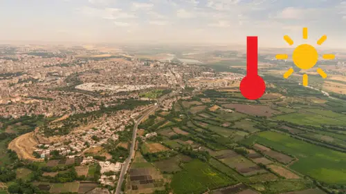 Ağustos sıcağı Diyarbakır'ı fena vurdu: İşte ilçe ilçe hava durumu