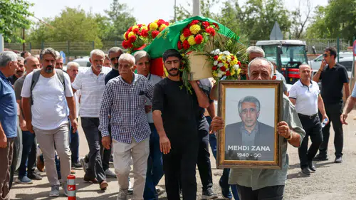Diyarbakır, Mehdi Zana’yı son yolculuğuna uğurladı