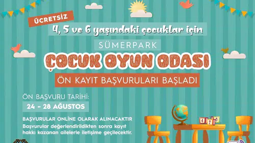 Diyarbakır’da miniklere müjde: Çocuk Oyun Odası’na ön kayıtlar başladı