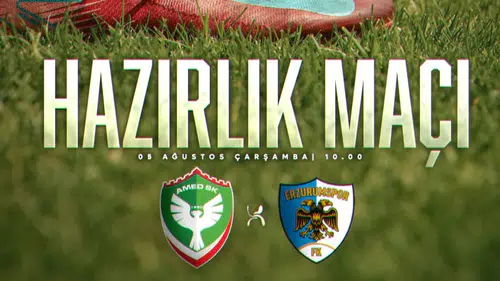 Amedspor hazırlık maçında Erzurumspor ile karşılaşıyor: İşte mücadelenin başlama saati