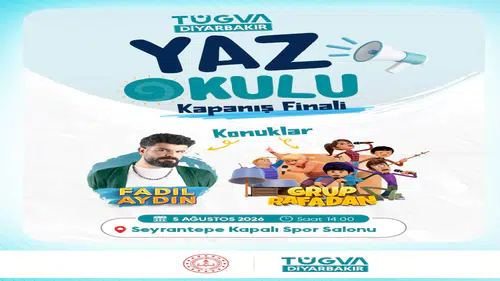 TÜGVA Diyarbakır Yaz Okulu büyük finale hazırlanıyor: Binlerce öğrenci aynı çatı altında buluşacak