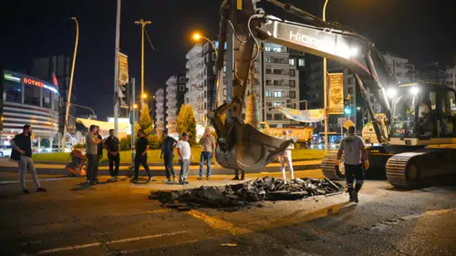 DİSKİ'den Yenihal Kavşağı'nda kritik altyapı çalışması: Trafik düzenlemesi yapıldı