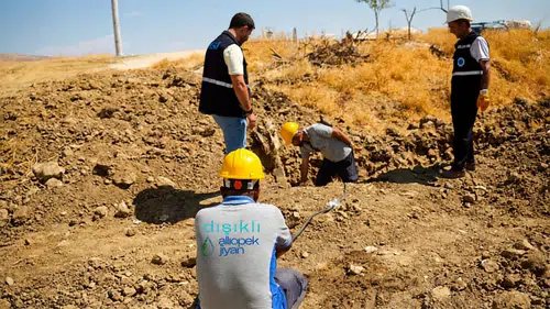 Diyarbakır Nohuttepe'de yılların sorunu çözülüyor: 1.500 metrelik hat yenileniyor