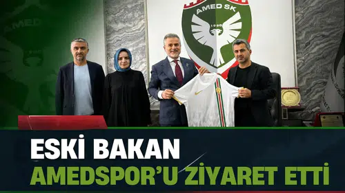 Eski Bakandan Amedspor'a ziyaret: Başkan Nahit Eren ile görüştü