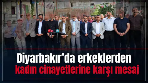 Diyarbakır'da erkekler kadın cinayetlerine karşı ses yükseltti: O mesajı aldık