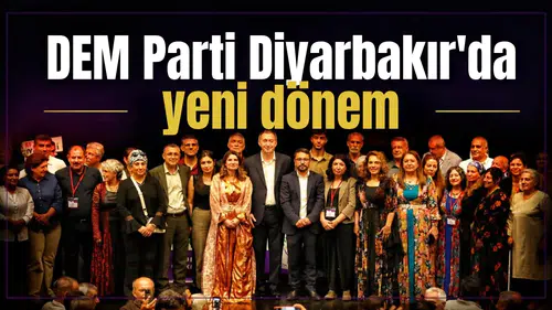 DEM Parti Diyarbakır'da kongre tamamlandı: Yeni il başkanları belli oldu