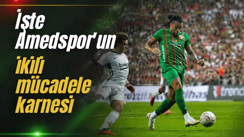 Lider Amedspor'un ikili mücadele karnesi belli oldu: İşte başarı oranı
