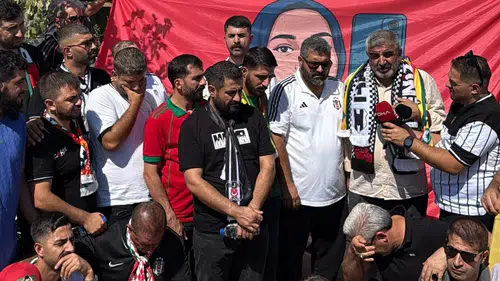 Amedspor ve Beşiktaş taraftarından dostluk örneği: Rojin Kabaiş'in mezarını ziyaret ettiler
