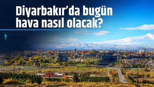 Diyarbakır'da hava bir anda değişiyor: Bazı ilçelerde sağanak alarmı