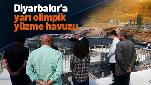Diyarbakır'a yarı olimpik yüzme havuzu için düğmeye basıldı: Adresi belli oldu
