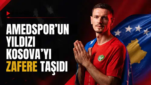 Amedspor'un yıldızı Kosova'yı zafere taşıdı: İrlanda önünde golü hazırladı