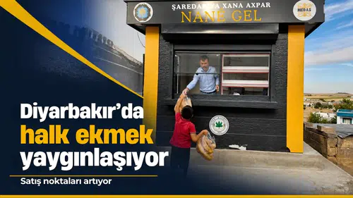 Diyarbakır'da halk ekmek yaygınlaşıyor: Bir ilçede daha satışlara başlandı