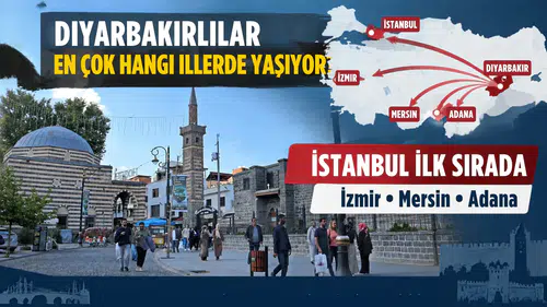 Diyarbakırlıların göç haritası: İşte en çok tercih edilen şehirler