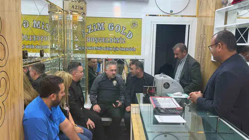 Diyarbakır'da kuyumcuya yönelik haraç saldırısı: Emniyet Müdürü ve DİKO'dan ziyaret
