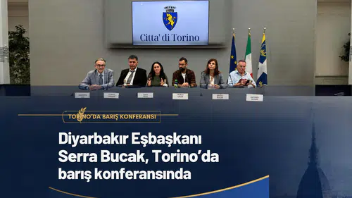Diyarbakır Eşbaşkanı Serra Bucak Torino'da barış konferansına katılıyor