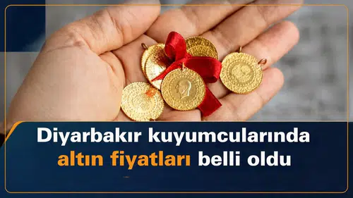 Diyarbakır kuyumcularında çeyrek ve gram altın fiyatları ne kadar? İşte güncel rakamlar