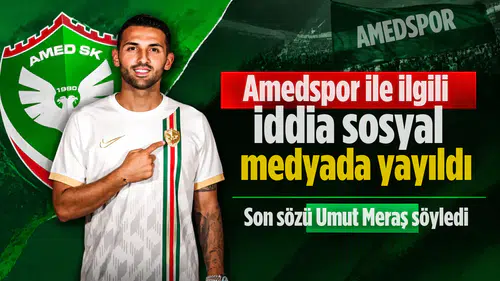 Amedspor ile ilgili iddia sosyal medyada yayıldı: Son sözü Umut Meraş söyledi
