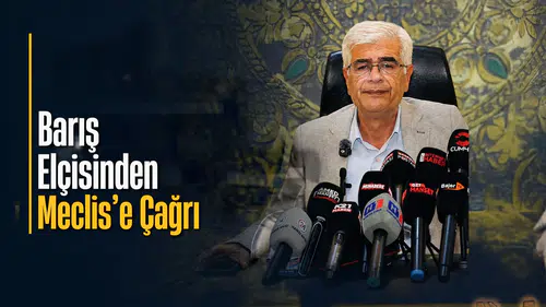 Barış elçisinden Meclis'e çağrı: "Süreç günübirlik düşünülmemeli"