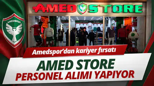 Amedspor'dan kariyer fırsatı: Amed Store personel alımı yapıyor