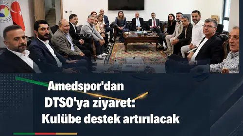 Amedspor'dan DTSO'ya ziyaret: Kulübe desteğin artırılması ele alındı