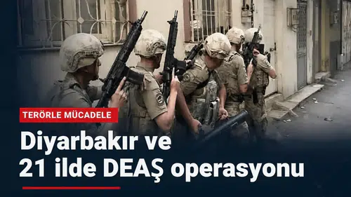 Diyarbakır'ın içinde olduğu 22 ilde DEAŞ operasyonu: 59 şüpheli yakalandı