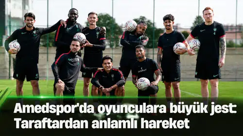 Amedspor'da oyunculara jest yapıldı: Taraftar 11 yıl önceki acıyı unutmadı