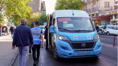 Diyarbakır'da halk otobüslerine denetim: 25'ine idari işlem uygulandı