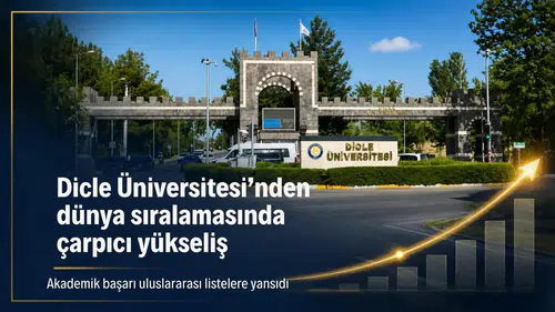 Dicle Üniversitesi dünya sıralamasında sıçrama yaptı: Araştırma kalitesinde çarpıcı yükseliş