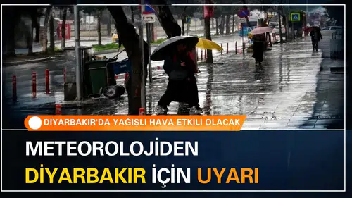 Meteorolojiden Diyarbakır için ani sel ve dolu uyarısı: İşte etkilenecek bölgeler