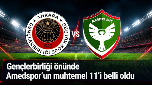 Gençlerbirliği önünde Amedspor'un muhtemel 11'i belli oldu: Sürpriz seçimler var