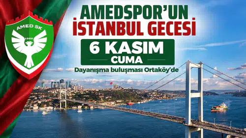 Amedspor'un İstanbul'da düzenleyeceği gecenin tarihi belli oldu: Dev maçtan önce yapılacak