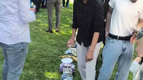 Silvan'da apartman hayatının yalnızlığı kırıldı Sitede bayram coşkusu yaşandı