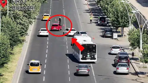 Diyarbakır sokaklarında yaya güvenliği operasyonu İHA destekli sıkı denetim