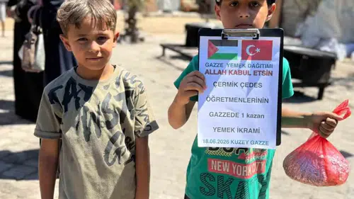 Çermikli öğrencilerden Gazze’ye anlamlı destek Toplanan yardımlar sahiplerine ulaştı