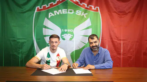 Amedspor'da hücum hattı güçlendi Ermal Krasniqi ile 2+1 yıllık resmi imza atıldı