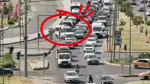 Diyarbakır sokaklarında havadan denetim:Kuralları ihlal eden sürücüler dronla tespit edildi