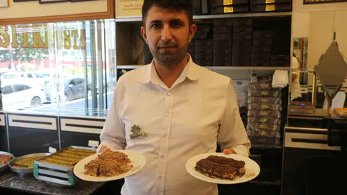 Diyarbakır'da 40 dereceyi aşan sıcaklar soğuk baklava talebini zirveye taşıdı