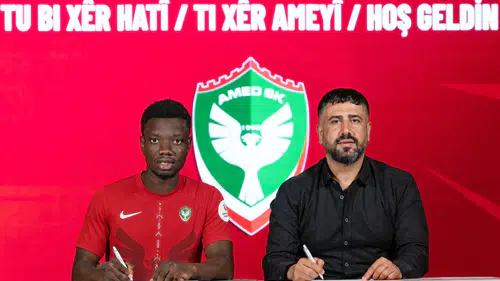 Amedspor'un yeni savunma kozu Fransa'dan geldi Amadou Cisse imzayı attı