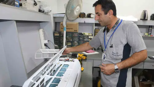 Diyarbakır'da sıcak havalarda klima kullanımına dikkat Yangın riskine karşı bakım uyarısı