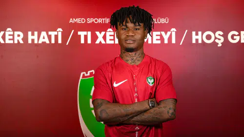 Amedspor'dan Avrupa kalitesinde hamle Gift Orban yeşil-kırmızılı formayı giyecek