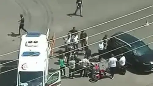 Kayapınar'da trafik kazası Motosiklet sürücüsü savrularak yaralandı