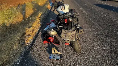 Diyarbakır-Ergani yolunda acı kaza Motosikletli genç yaşamını yitirdi, 1 yaralı