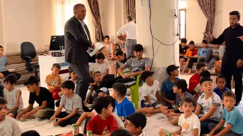 Dicleli öğrenciler yaz döneminde Diyanet Gençlik Merkezi'nde sinemada buluştu