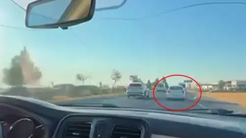 Diyarbakır Kayapınar'da trafikte dehşet anları: Makas atan sürücü kamerada