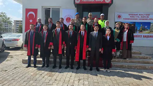 Ergani'de adli yıl mesaisi başladı: 2026-2027 dönemi törenle açıldı