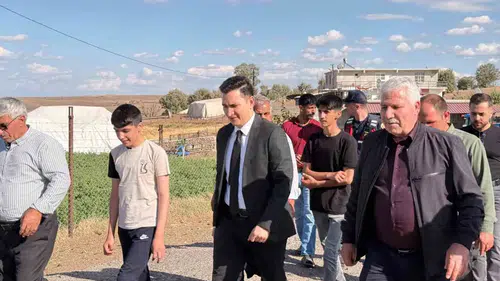 Diyarbakır Çermik'te yol seferberliği: İkiçeltik Mahallesi'nde çalışmalar denetlendi