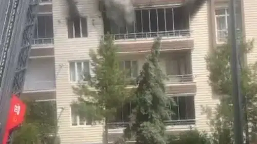 Diyarbakır Bağlar'da apartman yangını paniği: 3'ü çocuk 6 kişi dumandan etkilendi