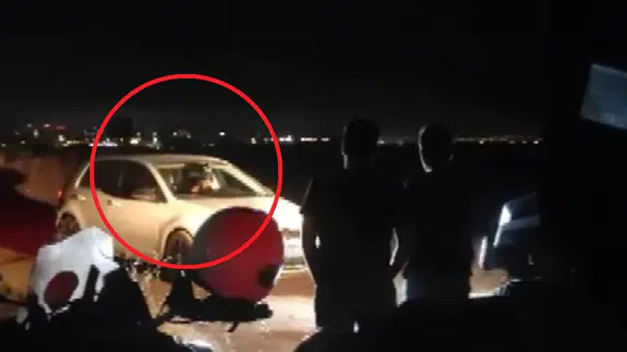 Kırklar Dağı’nda çevreye ateş açtı, otomobiline kilitlendi